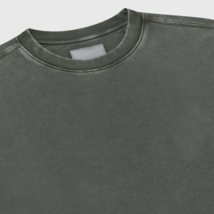 เสื้อสเวตเตอร์คอกลมของผู้ชายเสื้อสเวตเตอร์คอ100% แขนยาวผ้าฝ้ายระบายอากาศได้ดีสวมใส่สบาย - Product Image 5