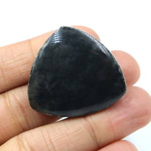 พลอยแจสเปอร์บัมเบิลบีธรรมชาติ ทรงหลังเบี้ย สีเหลือง แจสเปอร์เรียบ หินหลวม ผู้ค้าส่ง ผู้จัดจำหน่าย สำหรับทำเครื่องประดับ - Product Image 2