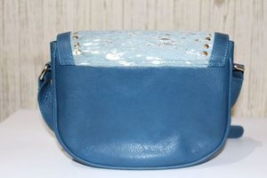Style Leather <b>Bag</b> Handbag Customized Adults Shoulder <b>Bag</b> for Market Uses Logo Pattern Natural Cow Hair on <b>studded</b> Hobo Sky <b>Bag</b> - Product Image 6
