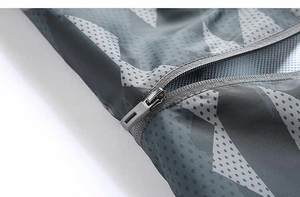 แจ็กเก็ตมีฮู้ดกันลมสำหรับผู้ชายปรับแต่งซิปได้กันน้ำระบายอากาศได้ดี - Product Image 5