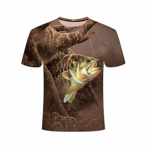 Camiseta de manga corta con tasa de fábrica al por mayor, logotipo estampado en blanco, sublimación de secado rápido, camisetas deportivas básicas para correr, ropa deportiva - Product Image 1