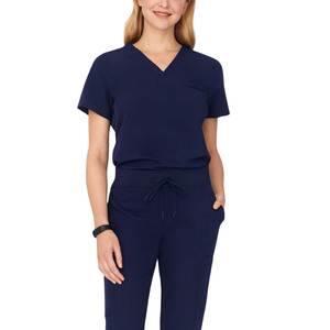 Uniformes de Hospital para Mujer con Logotipo Personalizado, Conjuntos de Uniformes de Enfermera de Talla Grande, Trajes de Enfermera con un Bolsillo, Detección de Agujas, Fabricante Mayorista Directo - Product Image 5