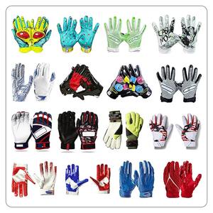 Nouvelle arrivée de gants de football américain pour adultes avec logo personnalisé Gants de sport au design imprimé - Product Image 6