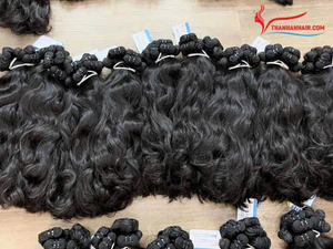 Venta 2025 Cabello Natural al por Mayor de Vietnam, Extensiones de Cabello Humano con Onda Natural, Cabello Sin Procesar con Cutícula Intacta, Trama Doble - Product Image 4