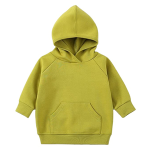 Hot Selling Toddler Kids Pullover Hoodie Plain Fleece Sweatshirt Soft Cotton Blend Hooded <b>Jumper</b> with Pocket Custom at Nurak - Product Image 6