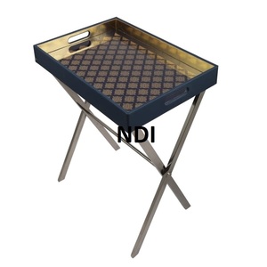 Handmade Decorative Eco Friendly Customized Size and Shape Metal Center <b>Table</b> Luxurious Style Metal Tea Coffee <b>Table</b> - Product Image 6