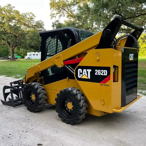 Livraison gratuite Chargeuse compacte Caterpillar 262D 75 ch 3 tonnes homologuée CE EPA avec chargeur frontal et accessoire de chargeuse compacte - Product Image 1