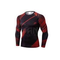 Ropa Deportiva para Gimnasio, Traje de Compresión para Hombre, Hecho a Medida, Material Duradero, Sólido, Transpirable, Estilo Urbano de Primavera