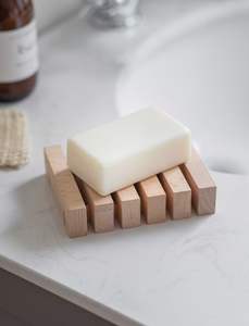 Jabonera Tradicional Natural de Alta Demanda, Antideslizante y Duradera para Lavabo de Baño, Bandeja de Jabón Sostenible - Product Image 2