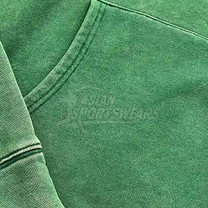 เสื้อฮู้ดดี้สไตล์คลาสสิคแบบฟอกสี  ผ้าฟลีซเนื้อนุ่ม  ปลายแขนเสื้อแบบริบ  ใส่สบาย เหมาะสำหรับใส่ในชีวิตประจำวัน - Product Image 5