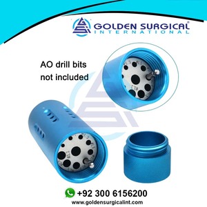 Caja de esterilización de desinfección de taladro AO Manual de acero inoxidable, contenedor de caja Kirschner para instrumentos quirúrgicos ortopédicos - Product Image 4