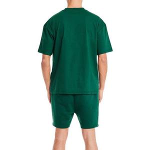 Vente en gros de shorts et t-shirts pour hommes de grande taille et de style décontracté pour la saison d'été ensembles de shorts deux pièces pour hommes avec impression de logo - Product Image 2