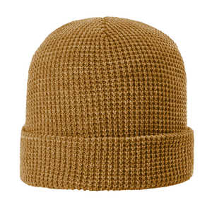 Gorros de Punto Tipo Waffle para Hombre y Mujer, Gorros de Invierno con Vuelta, Gorros Lisos, Gorro Tipo Waffle con Vuelta, Gorro de Punto Acogedor, Logotipo Personalizado 2026 - Product Image 4