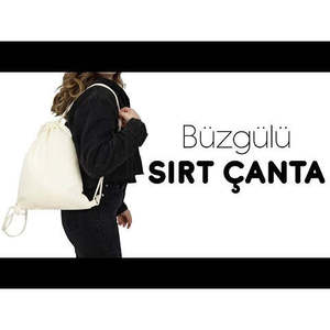 Customizable 8oz <b>Canvas</b> Cotton Drawstring <b>Backpack</b> Large Reusable Portable Zipper Closure Casual Bag String for Daily Use - Product Image 4
