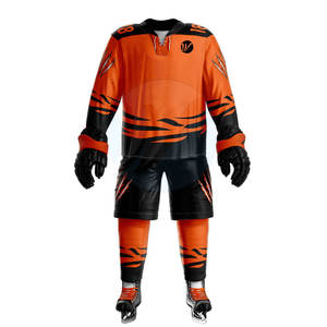 Conjunto de uniforme de hockey sobre hielo de nuevo estilo personalizable con ropa deportiva de diseño único con nombre de equipo - Product Image 1