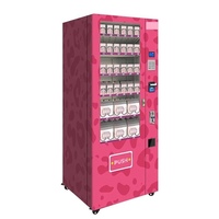 Máquina Expendedora de Productos de Belleza con Pantalla Táctil de 10 Pulgadas, Autolimpieza y Desinfección, Conexión 5G/Wi-Fi, Acero Inoxidable, Integración POS 20-150