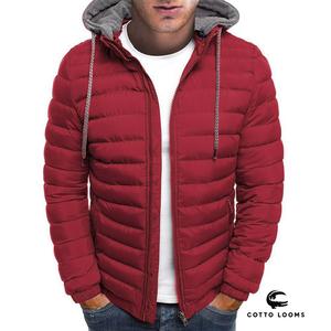 Venta caliente Premium puffer chaqueta de moda con capucha cálido personalizado para hombre ligero OEM ODM moda 2025 elegante abrigo de invierno - Product Image 1