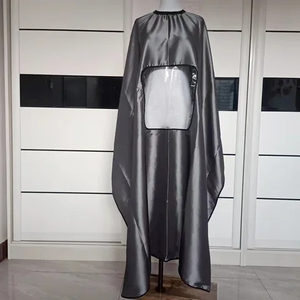 ผ้าคลุมตกแต่งผมสำหรับร้านเสริมสวยผ้าคลุมทำจากโพลีเอสเตอร์กันน้ำกันไฟฟ้าสถิต - Product Image 3