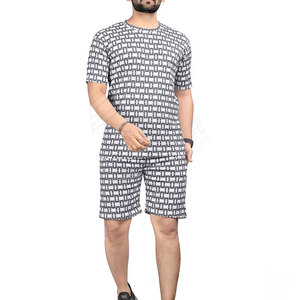 Conjunto de Verano Informal y Transpirable para Hombre, Personalizado, de Alta Calidad, 100% Algodón, Camiseta y Pantalones Cortos, Tallas Grandes - Product Image 1