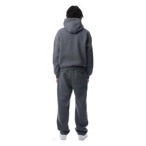 High Quality Custom Logo Oversized Cotton <b>Track</b> <b>Suit</b> Breathable Solid Pattern Sweat Sports Jogging Sweatsuit Hoodie for Winter - Product Image 2