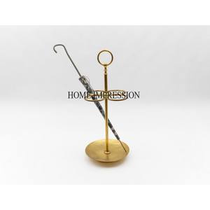 Premium Quality Metal Made High Grade Gold Plated New Pattern Arrival Unique Designer Umbrella Stand Home And Hotels <b>Supplies</b> - Product Image 1