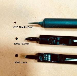 Pukulan Detail bulat kulit <span class=keywords><strong>1mm</strong></span>, 0.5mm titik jarum - Product Image 2