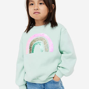 Jersey ligero informal para mujer, Sudadera con capucha sólida de manga larga con bolsillo con cordón, sudadera holgada, venta al por mayor para niñas - Product Image 4