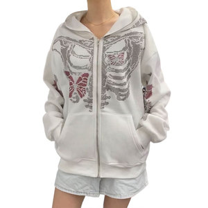 Sweat à capuche zippé intégral pour homme, confortable et durable, en molleton respirant coton/polyester, idéal pour l'hiver - Product Image 2