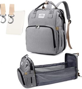 Baby Diaper <b>Bag</b> <b>Large</b> Capacity <b>Changing</b> <b>Bags</b> with Bed for Mommy and Me China Made Paaleras - Product Image 1