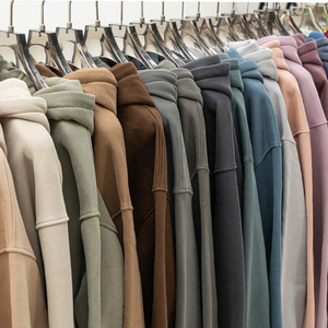 Sudadera con capucha de lana para hombre, ropa de calle de gran tamaño, estilo cálido, grueso, suave, cómodo, de peso pesado, informal, con capas - Product Image 3