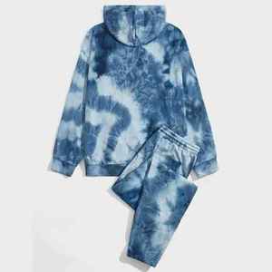 Mejores características Hombres Tie Dye Chándal Fábrica Venta en línea Logotipo frontal Venta al por mayor 100% Algodón Transpirable Mejor chándal para hombres - Product Image 5