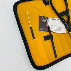 Juego de herramientas para extensiones de cabello Black Gold Premium Micro-Link con alicates de acero inoxidable Gancho de ganchillo, enhebrador de bucle y tijera - Product Image 5