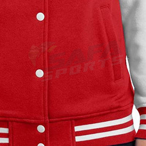 Meilleure vente XL personnalisé corps en laine manches en cuir véritable tricoté Varsity Jassets Stand Bomber Jacket hommes respirant imprimé - Product Image 5