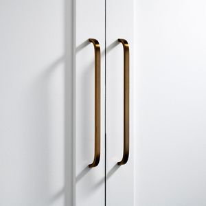 Excellent quality cabinet pull handle solid <b>brass</b> for home kitchen office furniture hardware <b>door</b> drawer wardrobe cabinet handle - Product Image 2