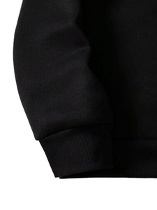 เสื้อกันหนาวผ้าฝ้ายขนแกะ100% แบบมีซิปคอทรงหลวมแบบสวมหัวเสื้อกันหนาวแบบ380gsm รุ่นพื้นฐาน - Product Image 3