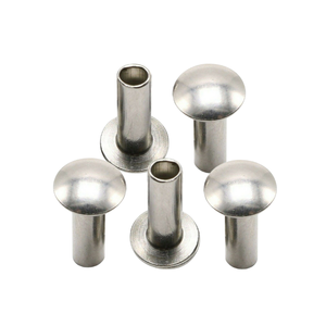Prêt à expédier Rivets tubulaires à tête bombée creuse Rivets semi-tubulaires en acier inoxydable Bon prix Fabricant d'attaches du Vietnam - Product Image 1