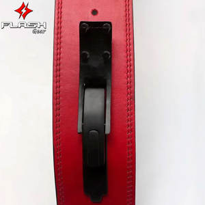 Ceintures de fitness personnalisées FLASH GEAR pour la musculation et l'haltérophilie, en matériau EVA durable, avec conception à levier et logo couleur personnalisé - Product Image 4