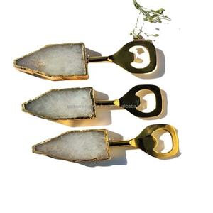 Ouvre-bouteille Royal Fancy en laiton et marbre Parfait pour les mariages d'amoureux de bar et cadeaux élégants Articles de fournitures de bar - Product Image 1