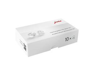 Jura 72228 Bec verseur à lait remplaçable pour ensemble de buses à mousse fine professionnelles, lot de 10 - Product Image 1