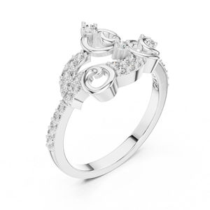 Anillo de Oro Amarillo Chapado en Oro con Diamante Cultivado en Laboratorio, Redondo, para Mujer |   Compromiso y Boda |   Regalo para Fiestas |   Diamante Cultivado Nuevo - Product Image 4