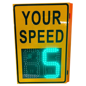 Letrero de retroalimentación del conductor Pantalla de velocidad Detector de velocidad de radar Sistema de radar digital con energía solar Señal de límite de velocidad - Product Image 5