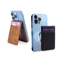 Casing Ponsel Magnetik Nirkabel TPU+PU+PC Desain Mewah dengan Stand dan Dompet untuk 13/14/15/16/17 Pro Max Harga Pabrik Terbaik