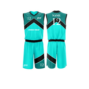 Ensemble d'uniformes de basket-ball professionnels personnalisés, jersey et short en polyester respirant à séchage rapide, vêtements de sport d'équipe pour hommes, femmes et jeunes - Product Image 2