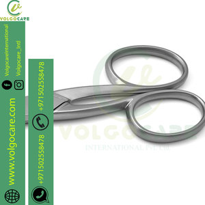 2024 Extra Fine Stainless Steel Nail <b>Scissors</b> Curved Beauty Tool for Manicure and Pedicure Thick Cuticle and Toenail Cutting - Product Image 5