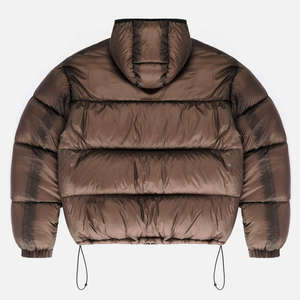 Chaqueta de Burbujas Personalizada para Hombre con Estilo Único, Etiqueta Privada, Cierre Completo, Cuello Alto, Mangas Largas, Tela de Lona, Chaqueta Acolchada - Product Image 4