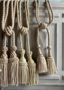 Custom <b>Vintage</b> curtain tieback, Curtain holdbacks Window Tassels, Reef Twisted Rope Curtain Tiebacks Embrace Cord Ties - Product Image 3