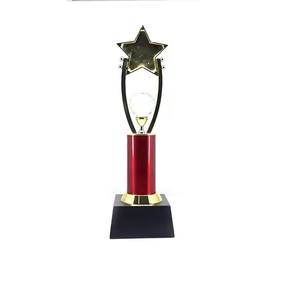 Highly Demanded Corporate Star Crystal Ball Trophy for Excellence in Leadership <b>Metal</b> Material Available for Worldwide Supply - Product Image 1