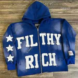 ชุดวอร์มผ้าคอตตอนสำหรับผู้ชายชุดวอร์มผ้าฝ้ายแบบมีฮู้ดและซักแบบสีซีดไม่ซีดสามารถกำหนดโลโก้ได้ตามต้องการ - Product Image 6