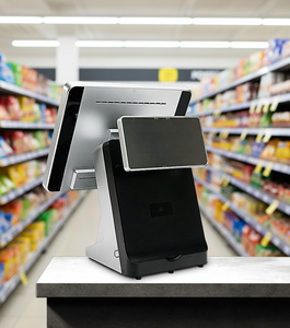 Sistema POS Android de Pantalla Táctil Dual de 15.6 Pulgadas, Terminal POS Todo en Uno con Pantalla para el Cliente e Impresora de Recibos Integrada - Product Image 6