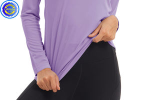 Technology and UV-Resistant Fabric for All-Day Comfort Ladies' Hooded Fishing <b>Shirt</b> Designed with <b>Moisture</b>-<b>Wicking</b> - Product Image 5